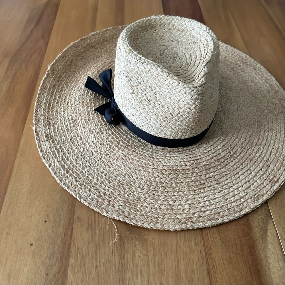 J crew straw hat size S/M